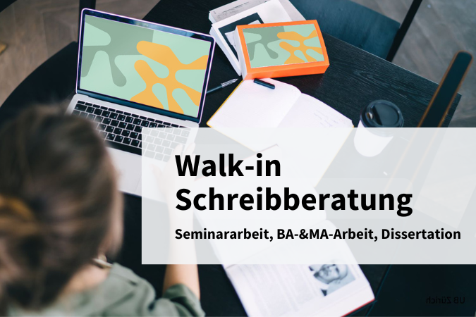 Link zu Veranstaltungsreihe Walk-in Schreibberatung